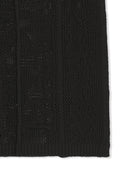 MESH LOGO WRAP MINI SKIRT IN BLACK image 4