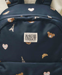 KIDS BEAR PRINT BACKPACK IN NAVY image 18