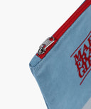 CLASSIC LOGO COLOR COTTON POUCH IN LIGHT BLUE image 10