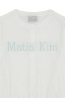 BACK LOGO SHEER CARDIGAN FOR WOMEN IN WHITE image 5