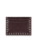 WESTERN STUD CARD WALLET IN BROWN image 2