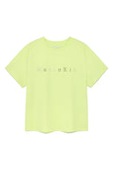 STICKER GRAPHIC LOGO TOP IN LIME image 1