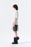 PORTRAIT GRAFFITI LOGO TOP IN WHITE image 18