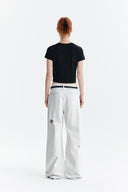 PATTERN ARTWORK LOGO CROP TOP IN BLACK image 17