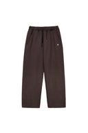 BACK POCKET GLITTER SWEATPANTS FOR MEN IN BROWN image 1