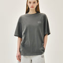 OUTLINE CLASSIC LOGO OVERSIZED DYEING TEE IN LIGHT BLUE image 4