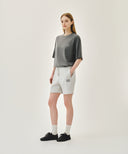 OUTLINE CLASSIC LOGO OVERSIZED DYEING TEE IN LIGHT BLUE image 10