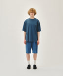 OUTLINE CLASSIC LOGO OVERSIZED DYEING TEE IN LIGHT BLUE image 16