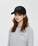 CLASSIC LOGO COVERED CAP IN BLACK