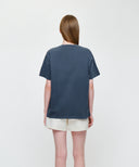 VINTAGE DRAWING ARDECHE OVERSIZED TEE IN VINTAGE BLUE