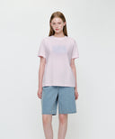 CLASSIC LOGO TEE IN BABY PINK