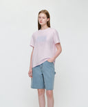 CLASSIC LOGO TEE IN BABY PINK
