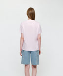 CLASSIC LOGO TEE IN BABY PINK