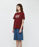 CLASSIC LOGO TEE IN BURGUNDY