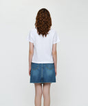 W SWAN GRAPHIC TEE IN WHITE
