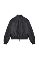 WESTERN DETAIL DENIM LIKE BLOUSON IN BLACK image 12