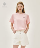 AEROCOOL SMALL CLASSIC LOGO TEE IN PINK image 11