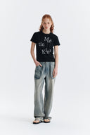 PATCHWORK GRAPHIC PRINTING LOGO TOP IN BLACK image 20