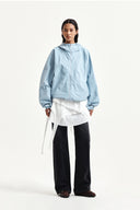 MULTI PANEL LAYERED SKIRT IN WHITE image 8