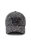 MATIN LEOPARD VOLUME LOGO BALL CAP IN DARK GRAY image 1