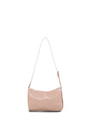 FRONT SHIRRING RIBBON MINI BAG IN PINK image 3