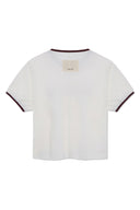 STUD LOGO RINGER TOP IN WHITE image 12