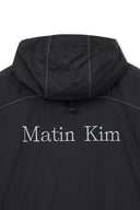BACK LOGO HOODY WIND BREAKER IN BLACK image 5