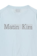 BACK LOGO SHEER CARDIGAN FOR WOMEN IN LIGHT BLUE image 16