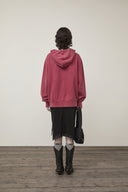 VINTAGE COLOR DYING LOGO HOODY IN RED image 19