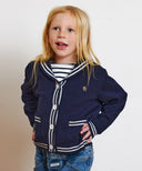 ENFANT W SAILOR CARDIGAN IN NAVY image 1