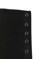 UNBALANCE FLARE FOLDING SKIRT IN BLACK image 15