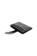 WESTERN BUCKLE CARD WALLET IN BLACK image 4