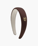 CIRCLE LOGO SATIN HAIR BAND IN LIGHT PURPLE image 1