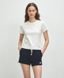 W BASIC TEE IN WHITE image 11