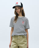 MARINE STR TEE IN IVORY image 1