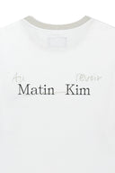 TONAL RIB BACK LOGO TOP FOR MEN IN WHITE image 4