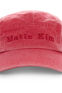 MATIN WASHED CAMP CAP IN RED image 9