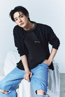 BACK LOGO SHEER CARDIGAN FOR MEN IN BLACK image 12
