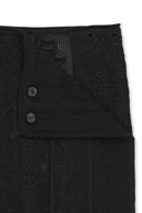 MESH LOGO WRAP MINI SKIRT IN BLACK image 13