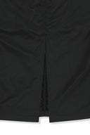PATCH POCKET SHIRRING NYLON SKIRT IN BLACK image 5
