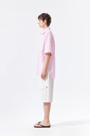 SMALL LOGO OVER FIT SHIRT FOR MEN IN PINK image 19