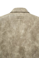 FAUX LEATHER BELTED RIDER JUMPER IN CHARCOAL GREY image 19