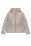 BACK LOGO HOODY WINDBREAKER FOR MEN IN LIGHT GRAY image 2