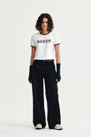 STUD LOGO RINGER TOP IN WHITE image 19