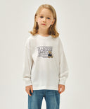 KIDS DOODLE CLASSIC LOGO LONG SLEEVE TEE IN WHITE image 11