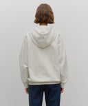 CLASSIC LOGO EMBROIDERY HOODIE (BRUSHED) IN OATMEAL image 3