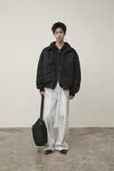 DIRTY WASHED DENIM PANTS FOR MEN IN LIGHT BLUE image 8