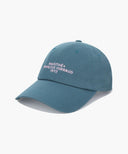 LETTERING LOGO BALL CAP IN STONE BLUE image 7