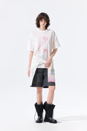 PORTRAIT GRAFFITI LOGO TOP IN WHITE image 9