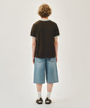 M BERMUDA DENIM PANTS IN LIGHT BLUE image 5